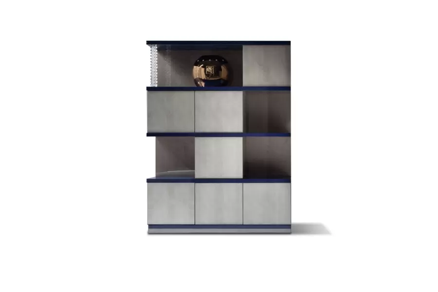 Alchemy 3 Sections Display Bookcase