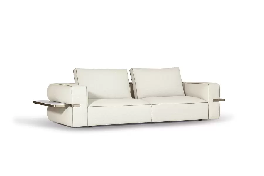 Luxor Sofa With Marble Shelves