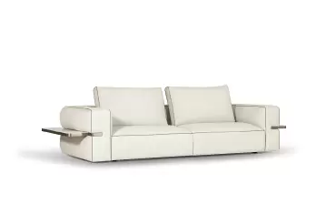 Luxor Sofa With Marble Shelves