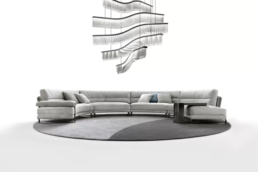 Mirage Curved Sectional Sofa