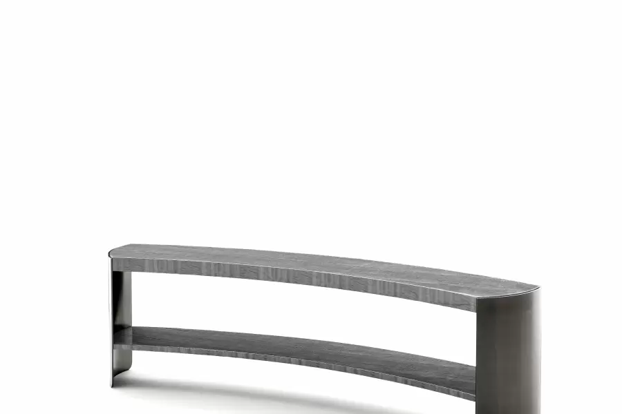 Mirage Curved Sofa Table