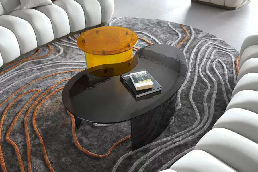 Tresor Elliptical Cocktail Table